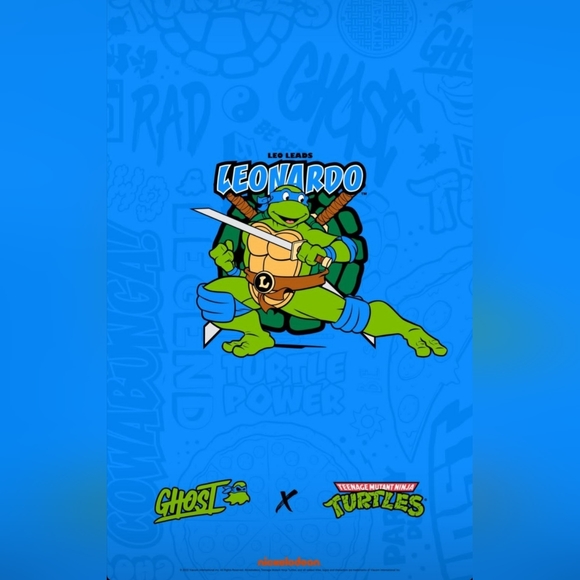 GhostLifestyle "Ghost X Teenage Mutant Ninja Turtle" (LEONARDO) Tee - Picture 12 of 14